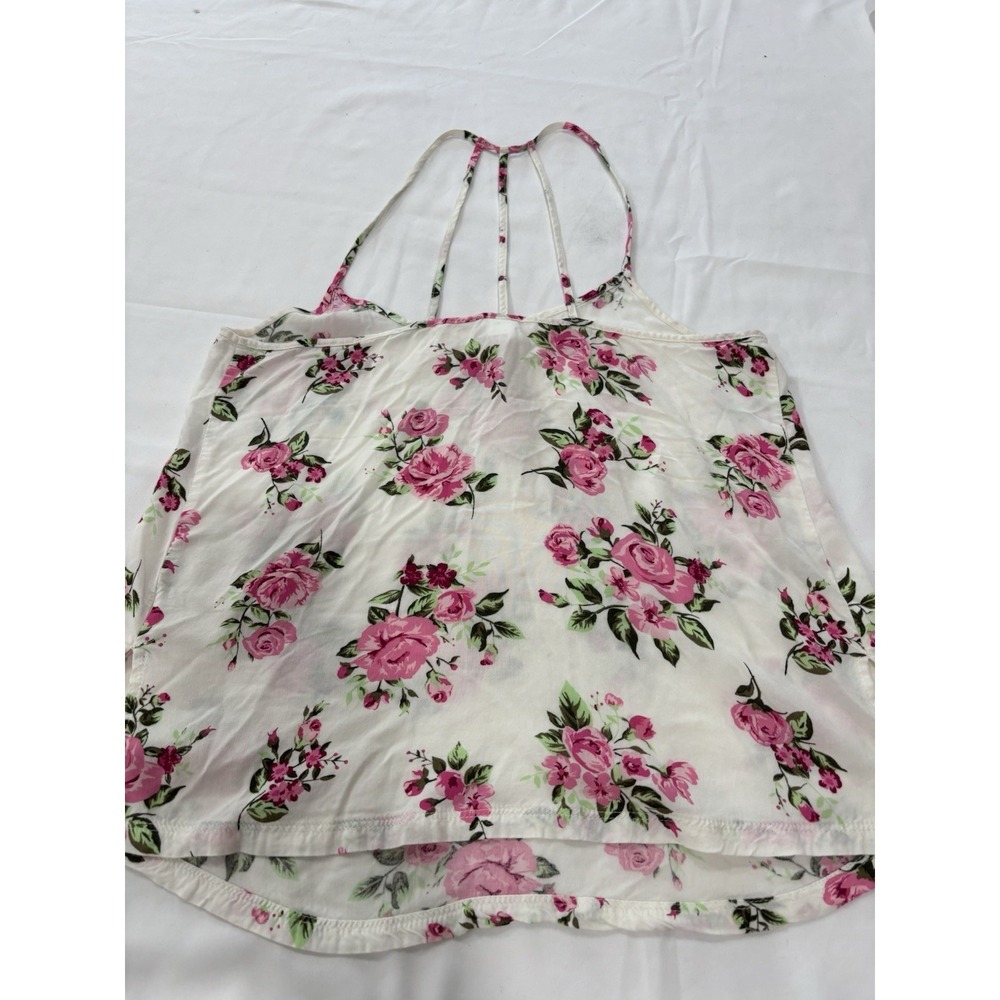 No Boundaries Rose Floral Cottagecore‎ Camisole Spaghetti Strap Top Size Small